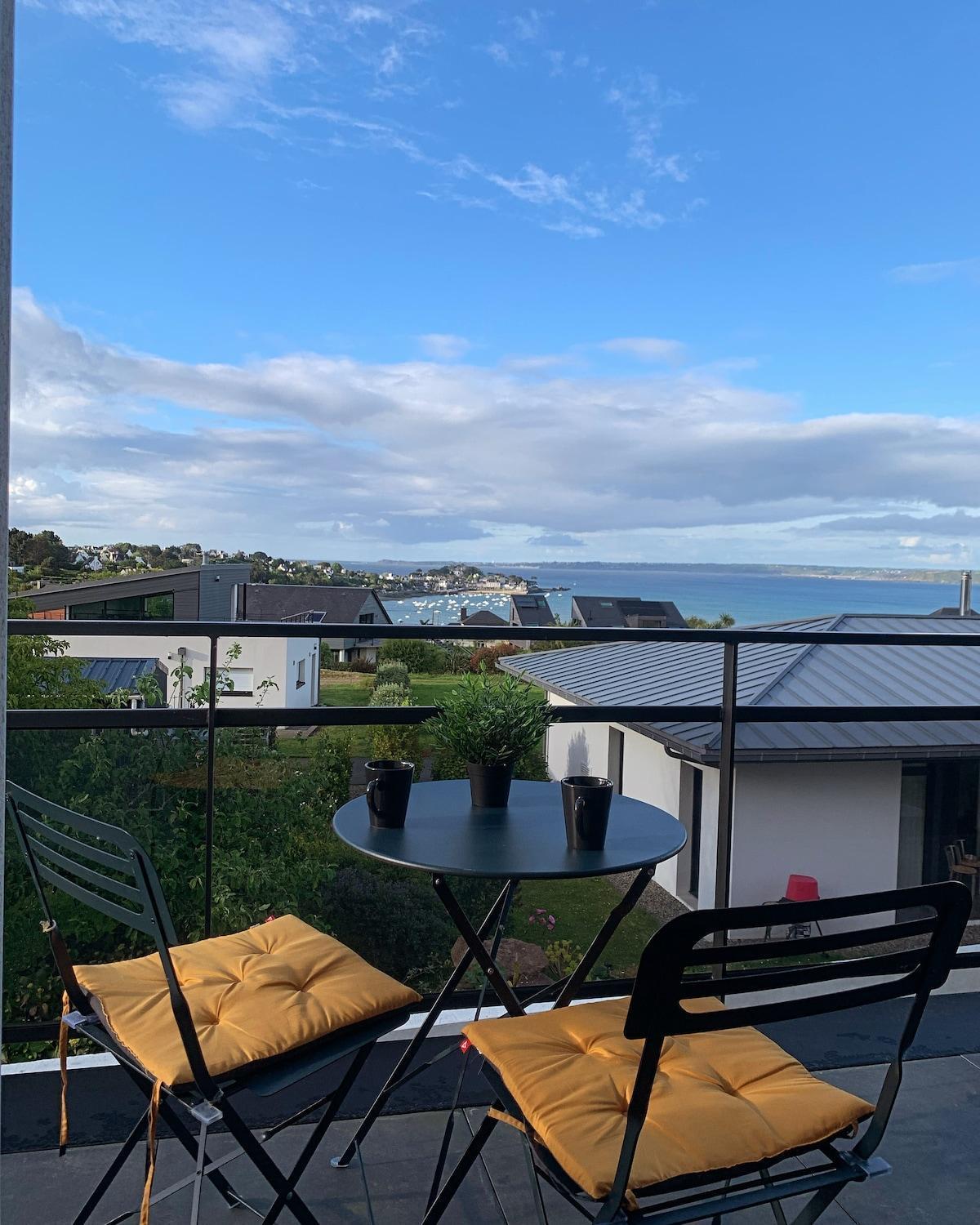Maison Ty Loki - Vue Mer, 400M De La Plage Locquirec Exterior foto